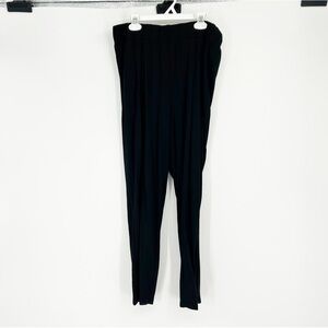 Eileen Fisher Black Straight Leg Flowy Pants‎ Size Small